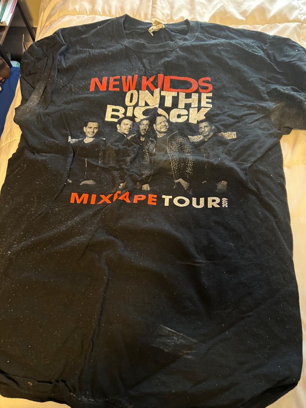 New Kids On The Block Black MixTape Tour Kids T-Shirt
